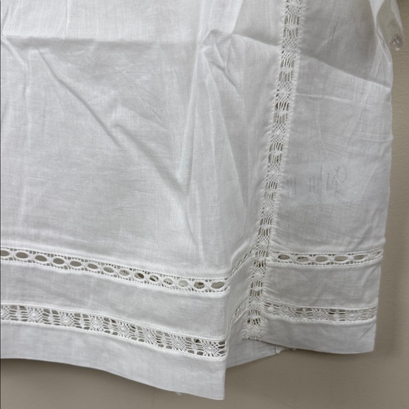 New Rails White 100% cotton Lace Detail Daisy short sleeve Blouse - Picture 6 of 16